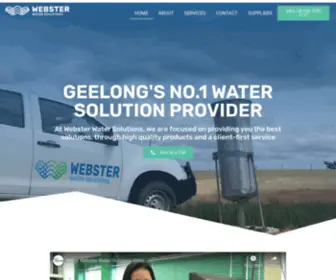 Websterwatersolutions.com.au(Geelong Irrigation) Screenshot