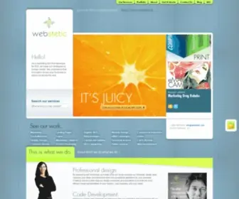 Webstetic.com(As a marketing firm) Screenshot