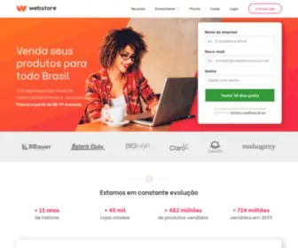 Webstore.net.br(Plataforma de E) Screenshot