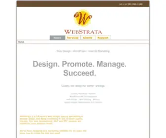 Webstrata.com(Eugene Oregon Web Design) Screenshot