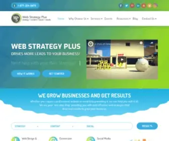 Webstrategyplus.com(Web Strategy Plus) Screenshot