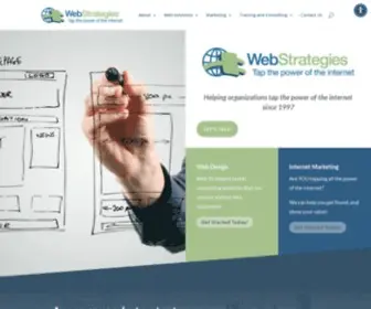 Webstrats.com(Web Strategies) Screenshot