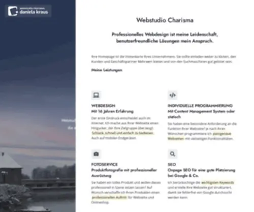 Webstudio-Charisma.de(Hunsrück) Screenshot
