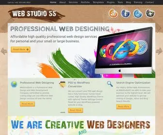 Webstudio55.com(Creative) Screenshot