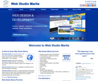 Webstudiomarita.com(Web Studio Marita) Screenshot