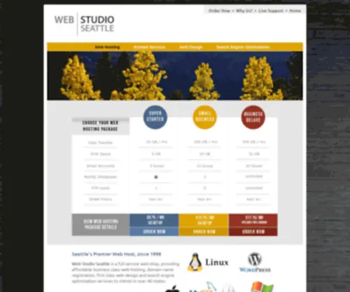 Webstudioseattle.com(Web Hosting) Screenshot