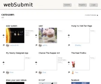 Websubmit.org(Free website listing engine) Screenshot