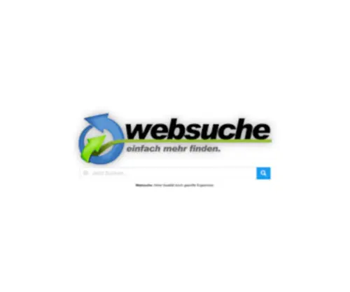 Websuche.com(Einfach mehr finden) Screenshot