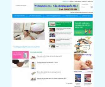 Websuckhoe.vn(Web Sức Khỏe) Screenshot