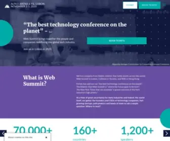 Websummit.com(Web Summit) Screenshot