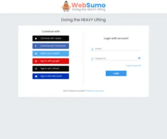 Websumo.com(Website Builder) Screenshot