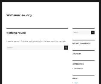 Websunrise.org(News) Screenshot
