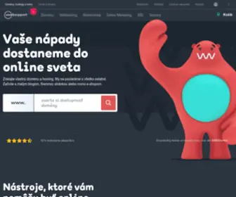 Websupport.sk(Získajte vlastnú doménu a hosting) Screenshot