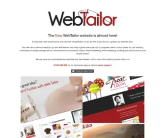 Webtailor.co.uk(Bespoke Website Design UK) Screenshot