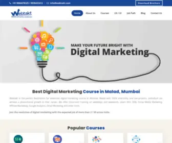 Webtakt.com(Best Digital Marketing course in Malad) Screenshot