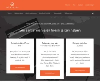 Webtalis.nl(Bouwt WordPress websites en lost problemen op) Screenshot