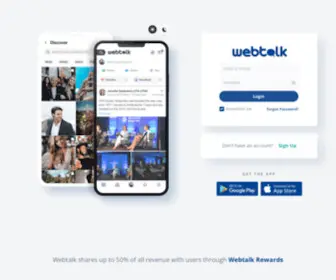 Webtalk.co(Home) Screenshot