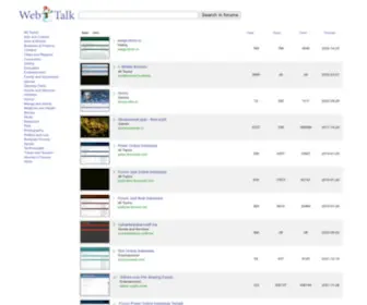 Webtalk.im(Forum directory) Screenshot