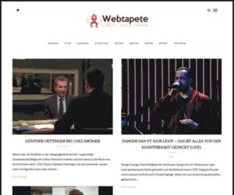 Webtapete.de(Die Webtapete verteilt seit 2012 sehenswertes Bild) Screenshot