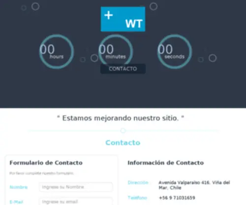 Webtarget.cl(Pronto nuevo Sitio WebTarget) Screenshot