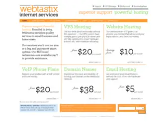 Webtastix.net(Webtastix Internet Services) Screenshot