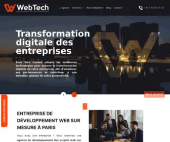 Webtech.fr(Entreprise) Screenshot