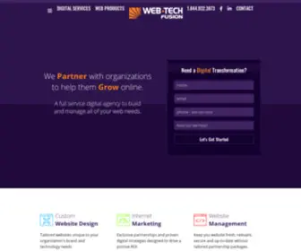 Webtechfusion.com(Web Tech Fusion) Screenshot