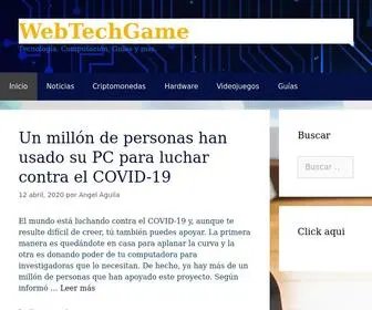 Webtechgame.com(Tecnología) Screenshot