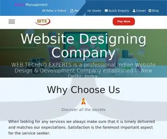 Webtechnoexperts.com(Website Designing and Development) Screenshot