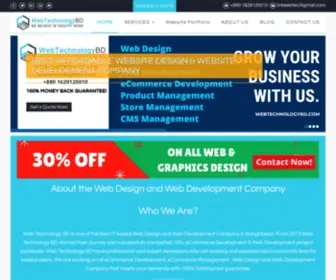 Webtechnologybd.com(Web development company) Screenshot