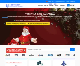 Webtehost.com(Ana Sayfa) Screenshot