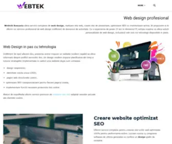 Webtek.ro(Web design profesional) Screenshot