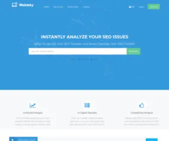 Webteky.com(Webteky Website Reviewer) Screenshot