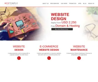 Webtempleasia.com(Website Design Malaysia) Screenshot