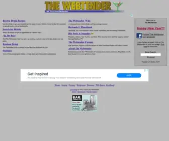 Webtender.com(The Webtender) Screenshot