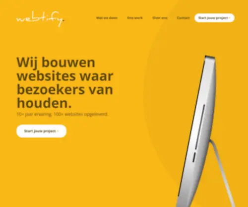 Webtify.be(Webtify) Screenshot