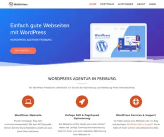 Webtimiser.de(WordPress Agentur & Webdesign Freiburg) Screenshot