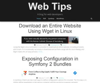 Webtipblog.com(Web Tips) Screenshot
