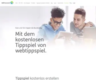 Webtippspiel.net(Individuelles Tippspiel kostenlos erstellen) Screenshot