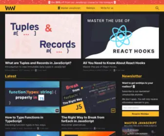 Webtips.dev(Level up your skills and master the art of frontend development) Screenshot