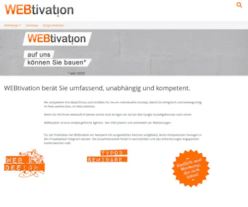 Webtivation.at(Home: WEBtivation) Screenshot