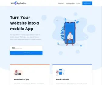 Webtoapplication.com(Convert website to mobile app (Android & iOS)) Screenshot