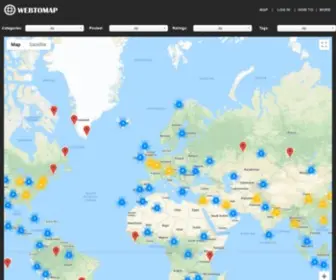 Webtomap.com(Web to Map) Screenshot
