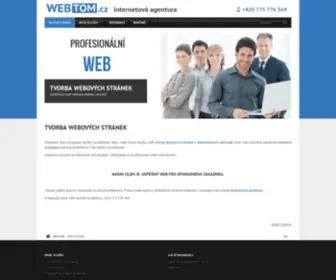 Webtom.cz(Tvorba webových stránek) Screenshot