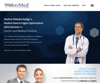 Webtomed.com(Medical Website Design & Medical SEO) Screenshot