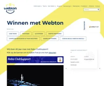 Webton-Hengelo.nl(Volleybalvereniging Webton Hengelo) Screenshot