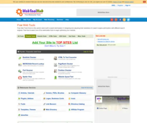 Webtoolhub.com(Free Web Tools) Screenshot