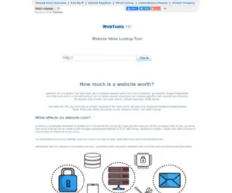Webtoolz.me(Webtoolz) Screenshot
