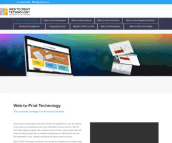 Webtoprint.tech(Web To Print Technology) Screenshot