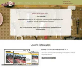 Webtotum.de(Rüdiger und Thau GbR) Screenshot